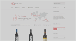 Desktop Screenshot of hcwines.com